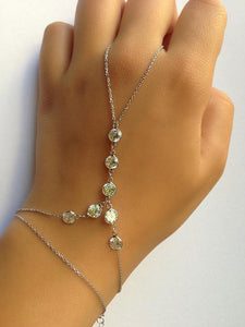Fashion crystal multi-link bracelet