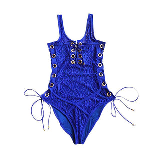 NEW ARRIVAL Lace perspective strap V-neck bikini 6-color swimwear