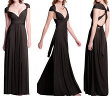 Load image into Gallery viewer, Hot Sale V-neck Multi-wear design dress bandage evening dress skirt