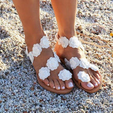 Load image into Gallery viewer, Summer Rome Beach Flat Bottom Sandals Shoes