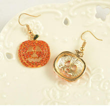 Load image into Gallery viewer, Halloween Pumpkin Earring Accessories