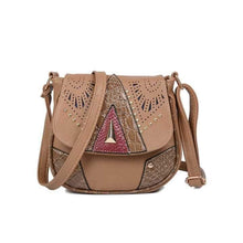 Load image into Gallery viewer, Boho Fashion Mini PU Rivet Shoulder Bag