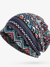 Load image into Gallery viewer, Four Seasons Cotton Fashion Geometric Pattern Adult Fashion Bib Hat