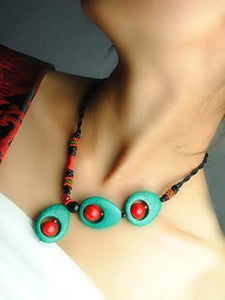 Vintage Handmade Turquoise Clavicle Necklaces Accessories