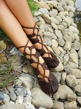 Load image into Gallery viewer, Hippie Bandage Casual Leather Sandals Shoes
