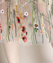 Load image into Gallery viewer, Sleeveless Embroidered Beach Dress