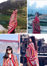 Load image into Gallery viewer, Bohemian Tassel Fashion Vintage Ethnic Cotton Linen Scarf