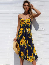 Load image into Gallery viewer, Summer Bohemian Print and Women&#39;s Medium-length Lug Skirt