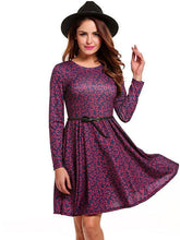 Load image into Gallery viewer, Sexy Floral Long Sleeves Mini Dress
