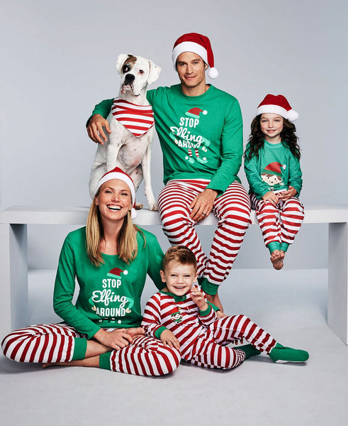 Family Christmas Pajams X-mas Family Union Suits
