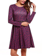 Load image into Gallery viewer, Sexy Floral Long Sleeves Mini Dress