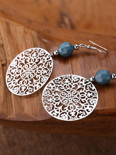 Fashion Hollow Complex Circular Fashion Earrings Earrings Ear Jewelry