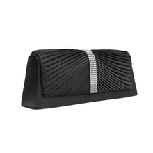 Load image into Gallery viewer, Rhinestone Folds Chain Clutch Bag Evening Bag