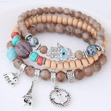 Load image into Gallery viewer, Bohemian Ethnic Style Multi-Layer Elastic Beaded Winding Bracelet