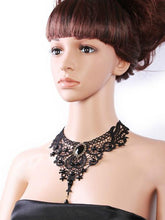 Load image into Gallery viewer, Jewelry Lace Lady Necklace Jewelry Original Black Clavicle Chain