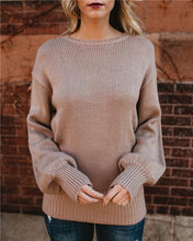 Load image into Gallery viewer, 2018 Knit Long Sleeve Bowknot Tops Sweater