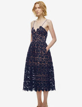Load image into Gallery viewer, Sexy Summer Spaghetti Strap Hollow Midi Dress