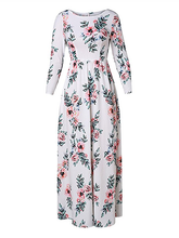 Load image into Gallery viewer, Women s Spring Fashion Printed Flower Floor-length Dress