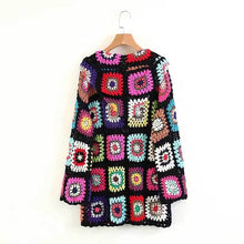 Load image into Gallery viewer, Handmade Hollow Tassel Hooded Sweater Cardigan
