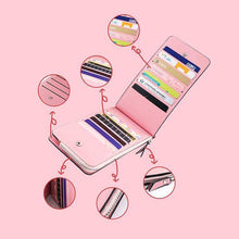 Load image into Gallery viewer, Women Microfiber Leather Multi-Card Slots Wallet Card Holders Phone Bag