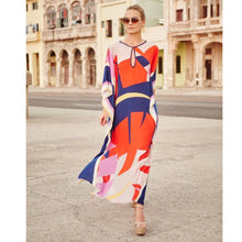Load image into Gallery viewer, Floral Long Sleeve Beach Bikini Cover Up Maxi Dress