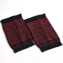 Load image into Gallery viewer, Boot cuff thick short-sleeved thick thick bamboo knit wool yarn socks - 4