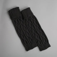 Load image into Gallery viewer, Boot cuff thick short-sleeved thick thick bamboo knit wool yarn socks - 9