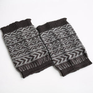 Boot cuff thick short-sleeved thick thick bamboo knit wool yarn socks - 4