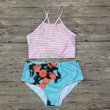 Load image into Gallery viewer, Sexy Beach Bikini Stripes Split Bandage Swimwear