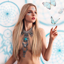 Load image into Gallery viewer, Sexy Boho Statement Turquoise Necklace Body Chains