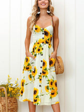 Load image into Gallery viewer, Summer Bohemian Print and Women&#39;s Medium-length Lug Skirt