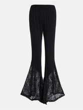 Load image into Gallery viewer, Women&#39;s Knitting Lace Flare Pants