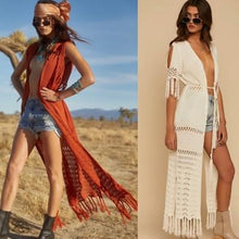 Load image into Gallery viewer, Bohemian Beach Holiday Knitting Hollow Cover-Up
