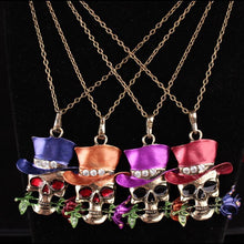Load image into Gallery viewer, Halloween Taro Rose Necklace Accessories