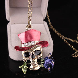 Halloween Taro Rose Necklace Accessories