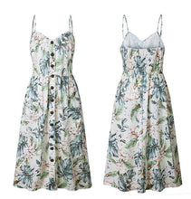 Load image into Gallery viewer, Summer Bohemian Print and Women&#39;s Medium-length Lug Skirt
