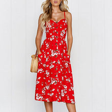 Load image into Gallery viewer, Summer Bohemian Print and Women&#39;s Medium-length Lug Skirt