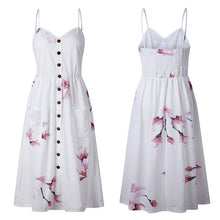 Load image into Gallery viewer, Summer Bohemian Print and Women&#39;s Medium-length Lug Skirt