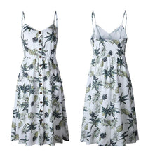 Load image into Gallery viewer, Summer Bohemian Print and Women&#39;s Medium-length Lug Skirt