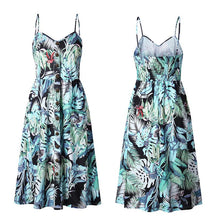 Load image into Gallery viewer, Summer Bohemian Print and Women&#39;s Medium-length Lug Skirt