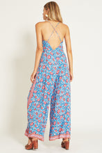 Load image into Gallery viewer, Printed Spaghetti Strap Wide Leg Pants Jumpsuit Rompers
