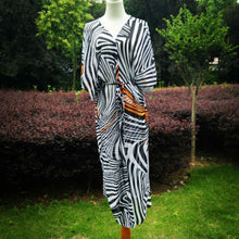 Load image into Gallery viewer, Zebra-print Chiffon Loose Beach Sunscreen Cardigan