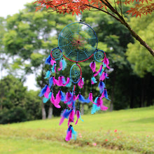 Load image into Gallery viewer, Colorful Feather Home Wall Car Pendant Decoration Dreamcatcher
