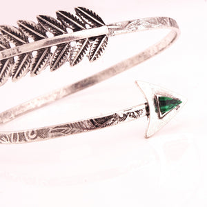 Retro fashion exaggerated gem cupid arrow ladies bracelet arm ring
