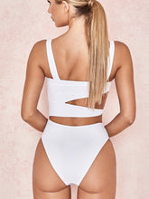 Load image into Gallery viewer, Sexy Cross Bandage One Piece Hollow Out Swimsuit