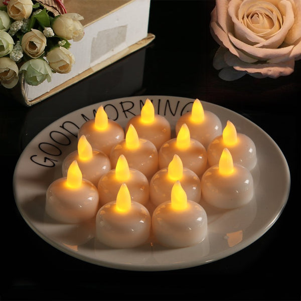 Water-proof candle spa shower water decorative candle lamp LED floating candle
