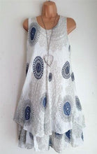 Load image into Gallery viewer, Autumn Printed Double Dress Dress Sleeveless Dress
