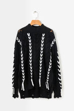 Load image into Gallery viewer, Winter Strap Loose Knit Hollow Sweater