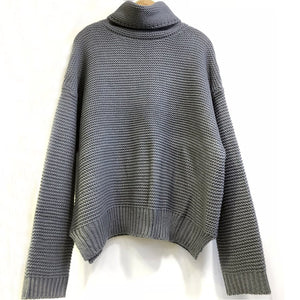Solid Color Casual Long Sleeve Pullover Sweater
