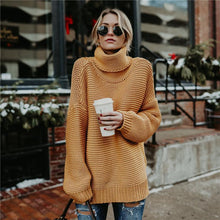 Load image into Gallery viewer, Solid Color Casual Long Sleeve Pullover Sweater